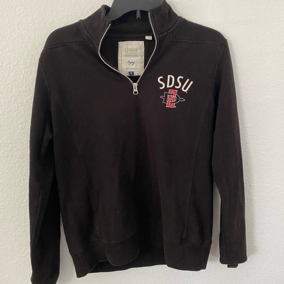Navy Blue SDSU Quarter Zip Sweater🖤 - Picture 1 of 3